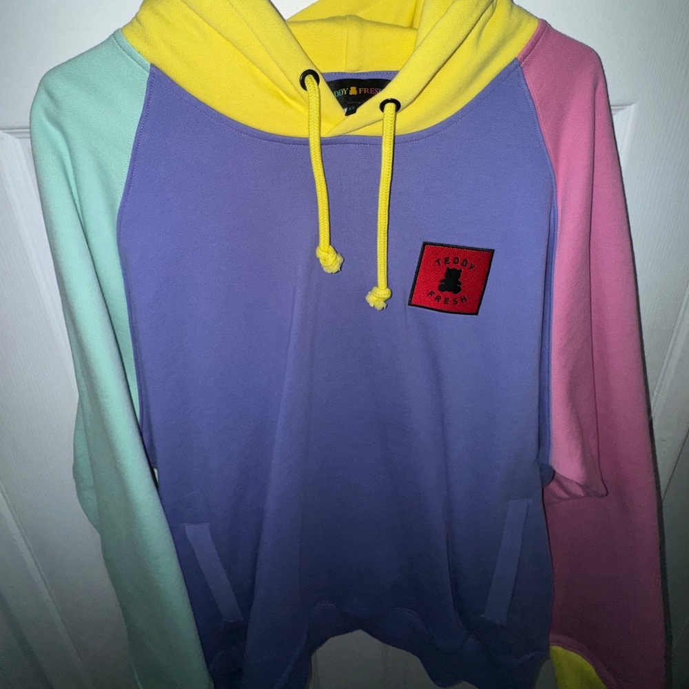 Teddy Fresh Color Block Hoodie 2.0 XL NEW
